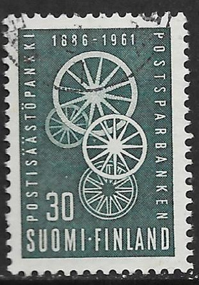 Postisäästöpankki 75v 1961 (LAPE 534) O