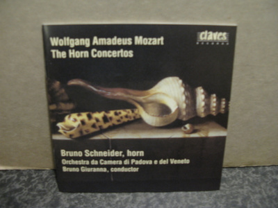 Mozart concertos for Horn and O.-Bruno Schneider cd