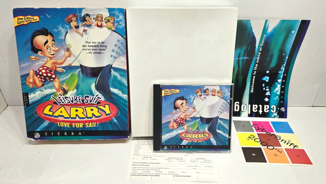 PC - Leisure Suit Larry 7: Love for Sail! (CIB Big Box)