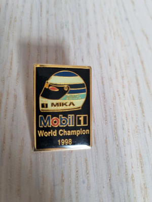 Mika Häkkinen 1998 world champion pinssi
