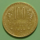 Itävalta kultaa 100 Schilling 1927, paino 23,51 g 900 kultaa - pikkukuva 1