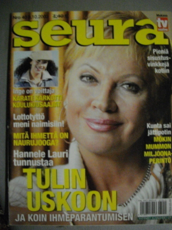 Seura lehti Nro 40/2003 (17.3)