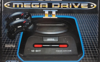 Sega Mega Drive II Console With Two Controllers