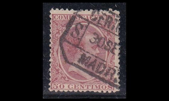 Espanja 197 o Alfonso XIII 50 C (1889)