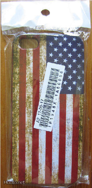 USA:n lippu Applen Iphone 5 kotelo (Uusi, muoveissa)