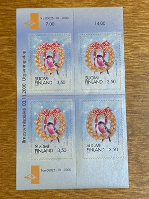 JOULU 3,50MK 2000 NELIÖ**