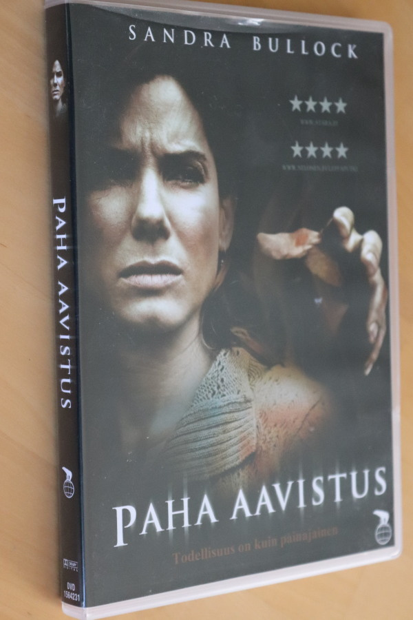 DVD Paha aavistus ( 2007 Sandra Bullock )