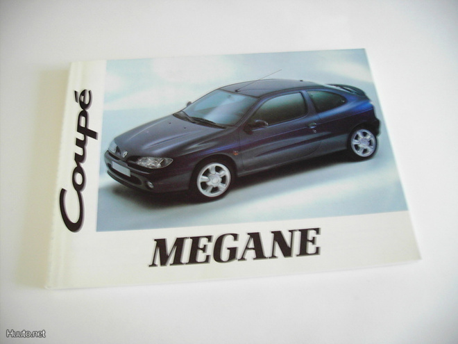 Renault Megane Coupe 1/1996 käyttöohjekirja