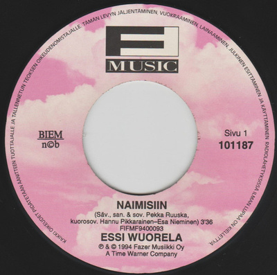 Essi Wuorela :   Naimisiin  -  7"