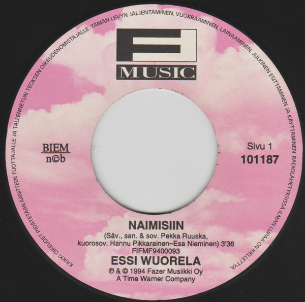 Essi Wuorela :   Naimisiin  -  7"