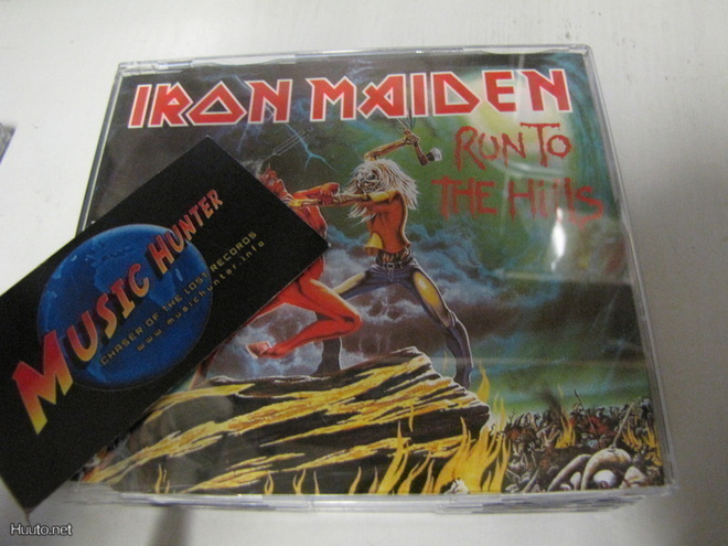 IRON MAIDEN - RUN TO THE HILLS CD SINGLE SLIM CASE UUSI