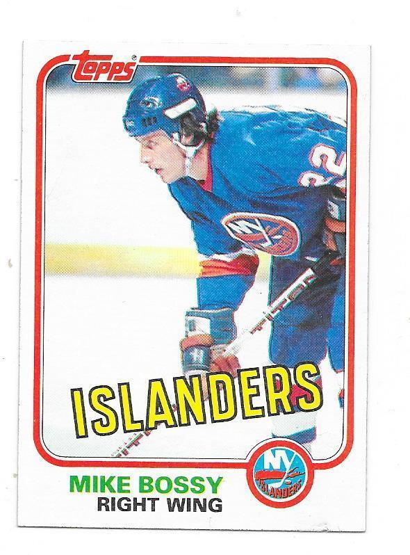 1981-82 Topps #4 Mike Bossy New York Islanders