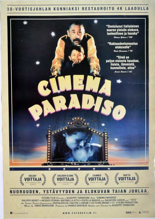 Elokuvajuliste: Cinema Paradiso