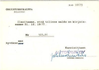 FIRMAKORTTI AUTOLAVA OY RAISIO