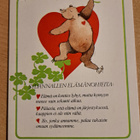 sydännallen elämänohjeita, sign?,kulkenut taittokortti - pikkukuva 1