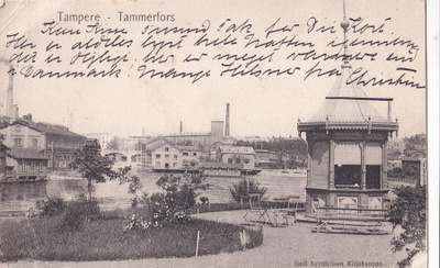 Tampere - Tammerfors wanhakortti  b500