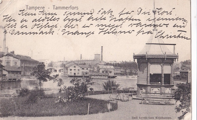 Tampere - Tammerfors wanhakortti  b500
