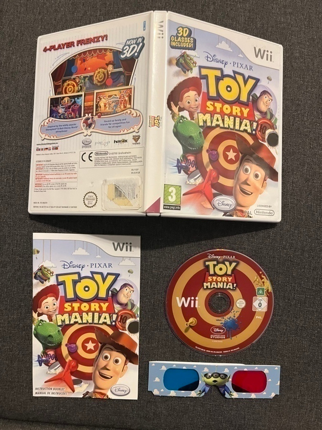 Toy Story Mania WII (+3D-lasit)