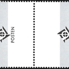 Ål 2001 Ystävänpäivä 3,20 mk välilöpari logo ** LaPe 190 - pikkukuva 2