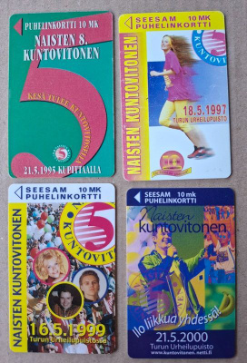TURKU Naisten kuntovitonen 1995 1997 1999 2000