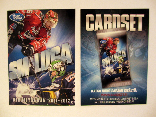 Cardset 2011-12 PROMO Kansi ja takakortti