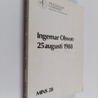 Ingemar Olsson 25 augusti 1988 - pikkukuva 1