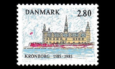 Tanska 846 ** Kronborgin linna 400v (1985)