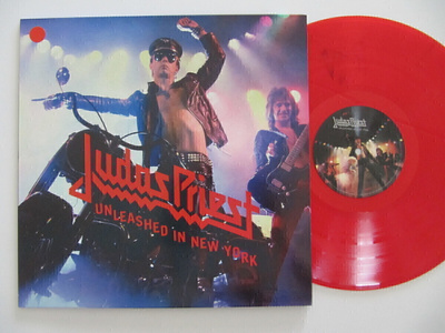 Judas Priest Unleashed In New York Punainen värivinyyli LP