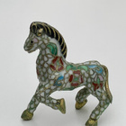 Pieni kiinalainen cloisonne hevonen - pikkukuva 1