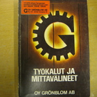tuoteluettelo Oy Grönblom Ab työkalut ja mittavälineet - pikkukuva 1