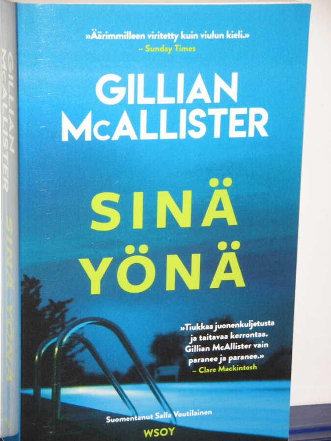 Gillian McAllister : SINÄ YÖNÄ