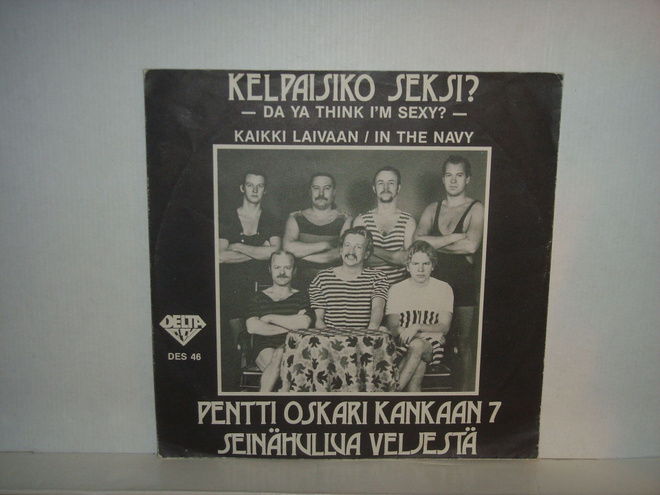 Pentti Oskari Kankaan 7 Seinähullua Veljestä 7" (ps)