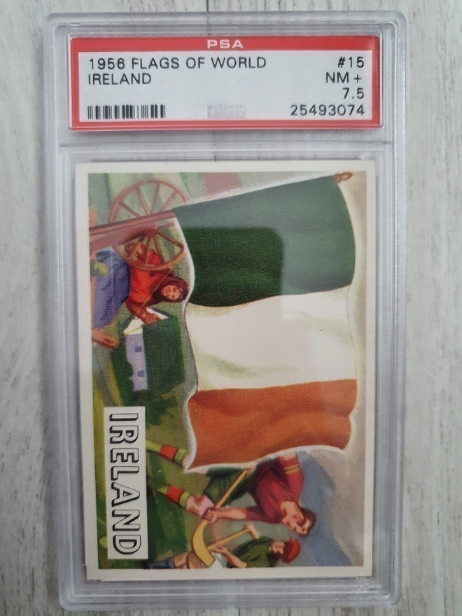 1956 Flags of world Ireland PSA 7.5