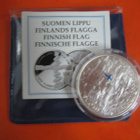 Suomi 10e hopea juhlaraha Suomen lippu - 2008 - pikkukuva 1