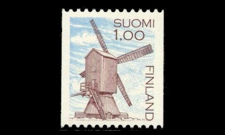 917R ** Tuulimylly rullamerkki (1983)