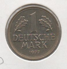 Saksa 1 mk 1977 F