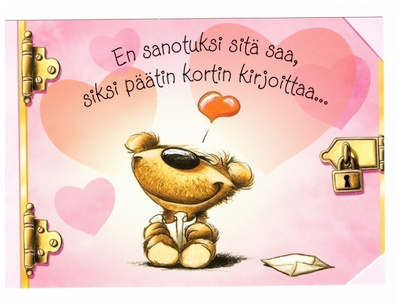 "EN SANOTUKSI SITÄ SAA, SIKSI PÄÄTIN....!" -KORTTI / Twinny