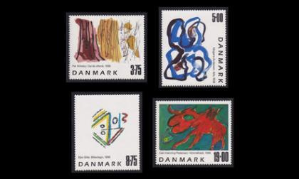 Tanska 1191-4 ** Modernia taidetta (1998)