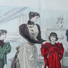 DER BAZAR, 1894 Kuvitettu naisten muotilehti - pikkukuva 4