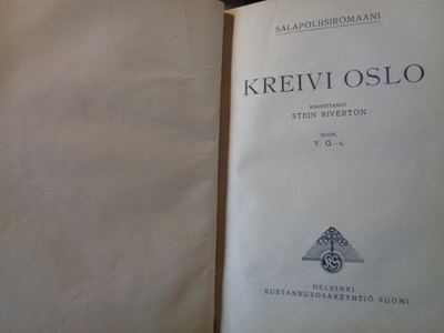 Dekkarit:Kreivi Oslo/Salaperäinen Nainen/Kuiskaava Mies