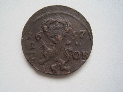 RUOTSI 1/4 ÖRE 1657.  41