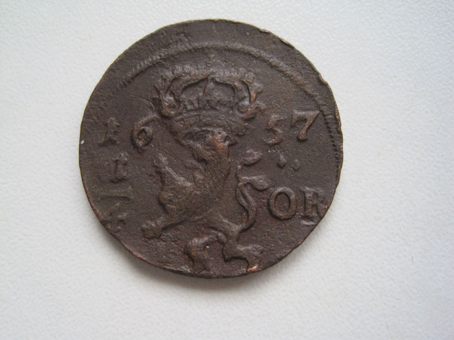 RUOTSI 1/4 ÖRE 1657.  41