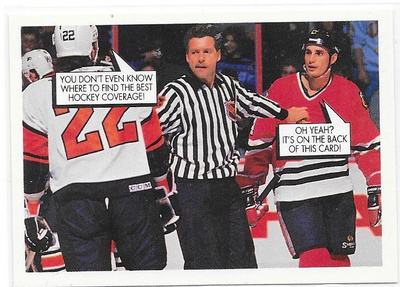 Hockey Coverage #1 Keith Brown & Rick Tocchett  kortti