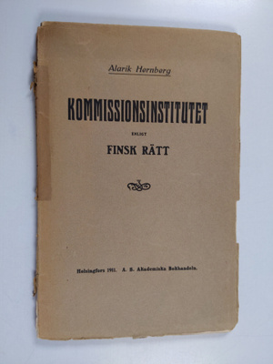 A. Hernberg : Kommissionsinstitutet enligt finsk rätt