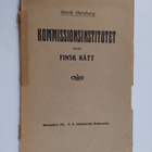 A. Hernberg : Kommissionsinstitutet enligt finsk rätt - pikkukuva 1
