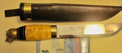 VANHA Puukko Iisakki Järvenpää Kontio Karhunpää ISO UPEA