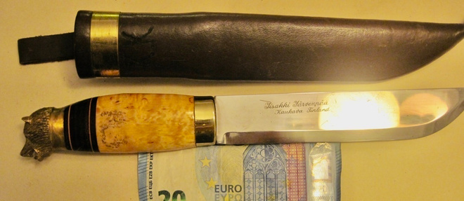 VANHA Puukko Iisakki Järvenpää Kontio Karhunpää ISO UPEA