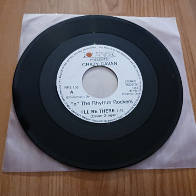 Crazy Cavan "N" The Rhythm Rockers – I'll Be There 7" rare!!