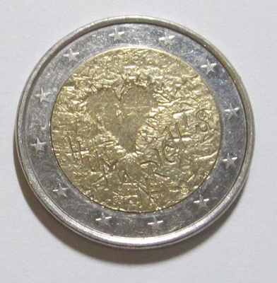 Suomi 2 € 2008 - Ihmisoikeuksien julistuksen... (Circ)