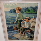 Orvo Raatikainen 1914-2000 "Onkipojat" - pikkukuva 4